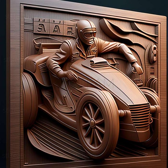 3D модель Игра «Московский гонщик» (STL)